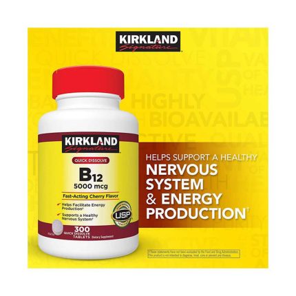 Kirkland Signature B-12 5000mcg 300 Tablets