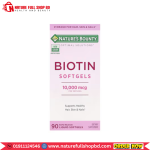 Nature’s Bounty Biotin 10,000 mcg 90 Rapid Release Liquid Softgels