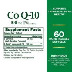 Nature’s Bounty CoQ-10 100 mg 60 Softgels - Image 2