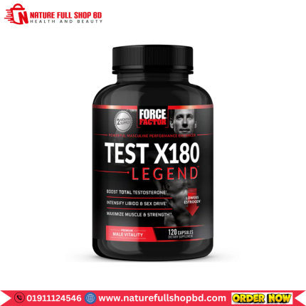 Force Factor Testosterone Booster Test X180 Legend 120 Capsules