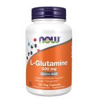 Now Foods L-Glutamine 500 mg 120 Veg Capsules