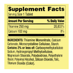 Spring Valley Vitamin B1 Supplement 250 mg 100 Tablets - Image 2