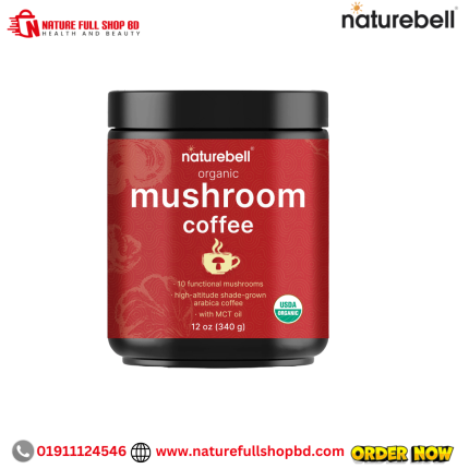 NatureBell Organic Mushroom Coffee with MCT Oil 340g