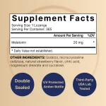 NatureBell Melatonin 20mg 365 Chewable Lozenges - Image 3