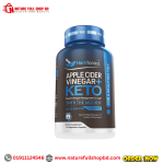 HerbTonics Apple Cider Vinegar + Keto Fat Burner & Metabolism with The Mother 1500mg 120 Capsules