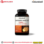 NatureBell Virgin Pumpkin Seed Oil with Saw Palmetto 3,000 mg 240 Softgels