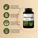 Naturebell Moringa (Made with Organic Moringa Powder) 8000mg 240 Capsules - Image 3