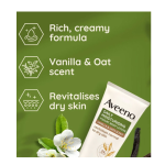 Aveeno Daily Moisturising Yogurt Body Cream Vanilla & Oat Scent 200 ml - Image 2