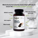 Sunfood Superfoods Raw Shilajit 500 mg 90 Capsules - Image 4