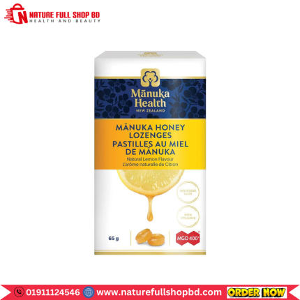 Manuka Health Manuka Honey Drops Lemon 15 Pack 65g