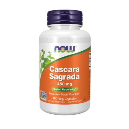 Now Foods Cascara Sagrada 450 mg 100 Veg Capsules