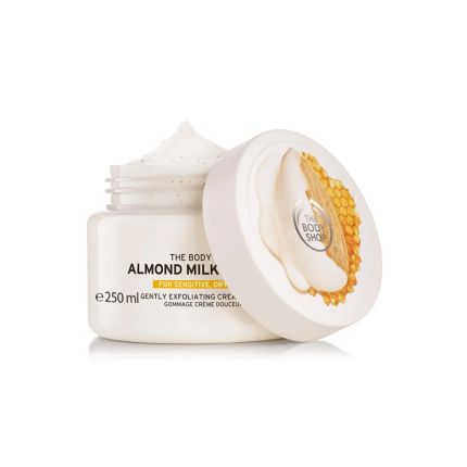 The Body Shop Almond Milk & Honey Gently Exfoliating Cream Scrub 250 ml