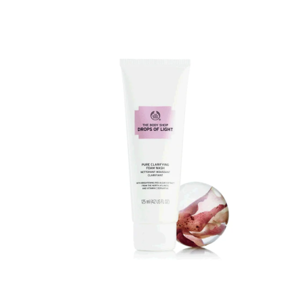 The Body Shop Drops Of Light Pure Clarifying Foam Wash 125 ml