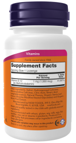 Now Foods Methyl B-12 1,000 mcg 100 Lozenges - Image 2