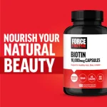 Force Factor Biotin 10,000 mcg 100 Vegetable Capsules - Image 5