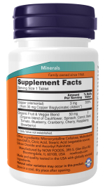Now Foods Copper Glycinate 3 mg Albion Copper 120 Tablets - Image 2