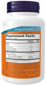 Now Foods Ultra Omega-3 Fish Oil (Bovine Gelatin) 90 Softgels - Image 2