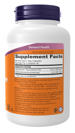 Now Foods Vegetarian Glucosamine & MSM 120 Veg Capsules - Image 2