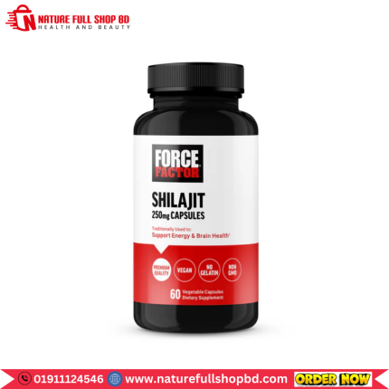 Force Factor Shilajit 250 mg 60 Vegetable Capsules
