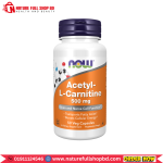 Now Foods Acetyl L-Carnitine 500 mg 50 Veg Capsules