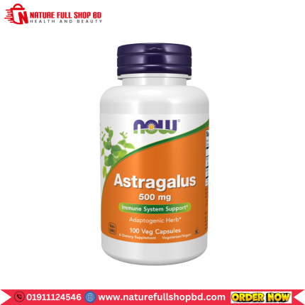 Now Foods Astragalus 500 mg 100 Veg Capsules