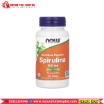 Now Foods Certified Organic Spirulina 500 mg 100 Tablets
