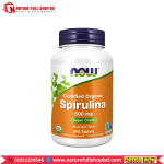 Now Foods Certified Organic Spirulina 500 mg 200 Tablets