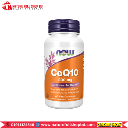 Now Foods CoQ10 200 mg 60 Veg Capsules