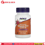 Now Foods High Potency Vitamin D-3 5,000 IU 120 Softgels