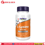 Now Foods L-Lysine 500 mg 100 Tablets