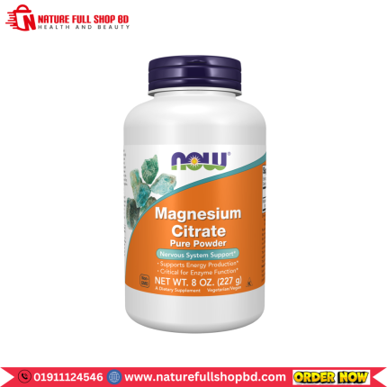 Now Foods Magnesium Citrate Pure Powder 227g