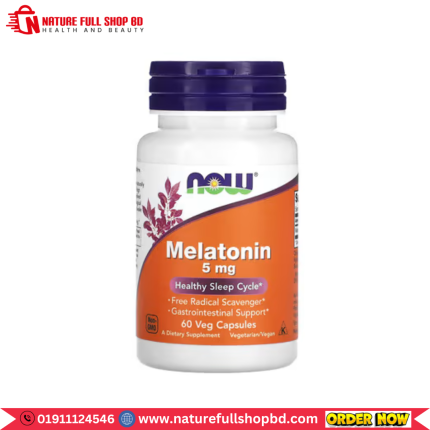Now Foods Melatonin 5 mg 60 Veg Capsules