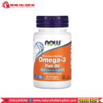 Now Foods Omega-3 Fish Oil 1000 mg 30 Softgels