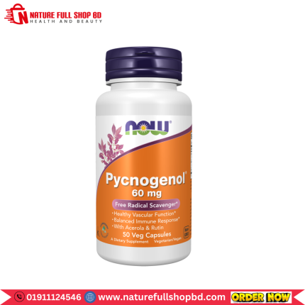 Now Foods Pycnogenol 60 mg 50 Veg Capsules