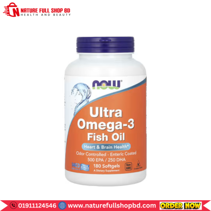 Now Foods Ultra Omega-3 Fish Oil 180 Softgels