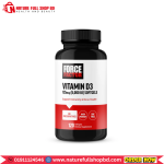 Force Factor Vitamin D3 125 mcg 5,000 IU 120 Softgels