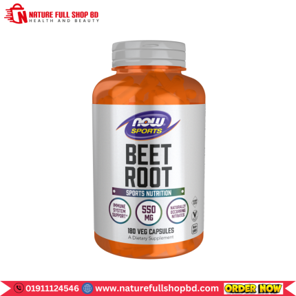 Now Foods Sports Beet Root 550 mg 180 Veg Capsules