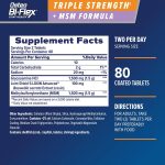Osteo Bi-Flex Triple Strength with MSM Glucosamine Joint Health Supplement 80 Coated Tablets - Image 2