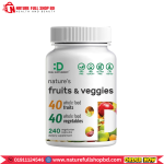 Deal Supplement Nature’s Fruits & Veggies 240 Veggie Capsules