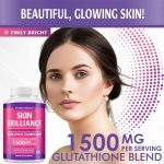 Emily Bright Skin Brilliance Dark Spot Correction Glutathione Blend 1500 mg 60 Capsules - Image 2