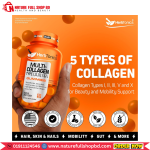 HerbTonics Multi Collagen Gummies Type 1,2,3,5 & 10 with Biotin for Hair Growth Skin Nails with Vitamin C Zinc for Men & Women 60 Gummies - Image 3