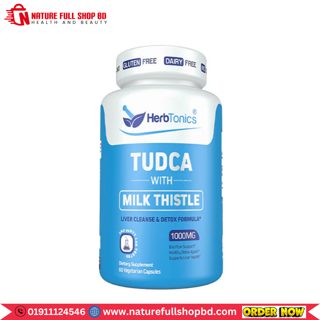 0 - 2025-07-06T211820.266 HerbTonics TUDCA with Milk Thistle Liver Cleanse & Detox formula 1000 mg 60 Vegan Capsules - Image 1