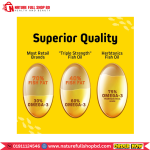 HerbTonics Omega-3X Fish Oil High EPA 450 mg & DHA 300 mg 180 Softgels - Image 3