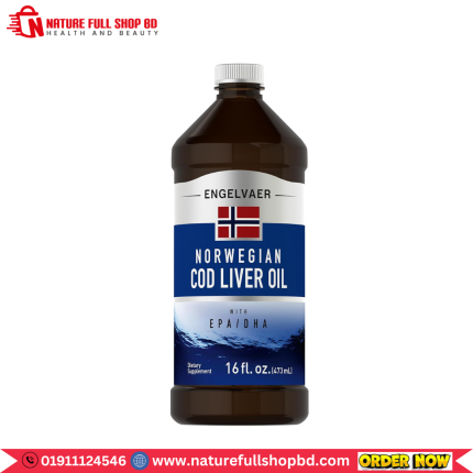 Engelvaer Norwegian Cod Liver Oil EPA DHA 473 ml