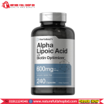Horbaach Alpha Lipoic Acid with Biotin Optimizer 600 mg 240 Capsules
