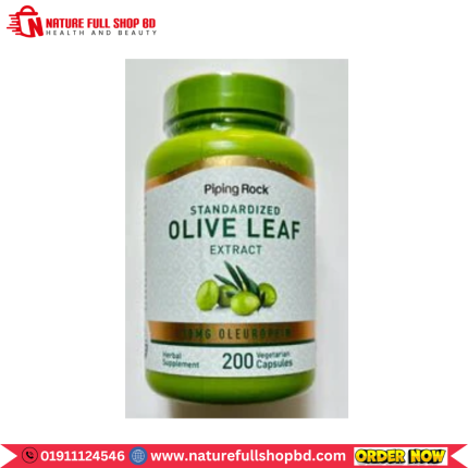 Piping Rock Standardized Olive Leaf Extract 30 mg Oleuropein 200 Vegetarian Capsules