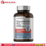 Horbaach Glucosamine HCL with Hyaluronic Acid 2000 mg 120 Coated Caplets