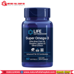 Life Extension Super Omega-3 EPA/DHA Fish Oil Sesame Lignans & Olive Extract 60 Softgels