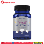 Piping Rock Kids Melatonin 1 mg  120 Chewable Tablets