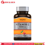 Piping Rock Vitamin-C 1000 mg with Wild Rose Hips 100 Caplets